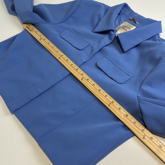AUTRES FILLES Blue Blazer Crop Size XL - Picture 7 of 8